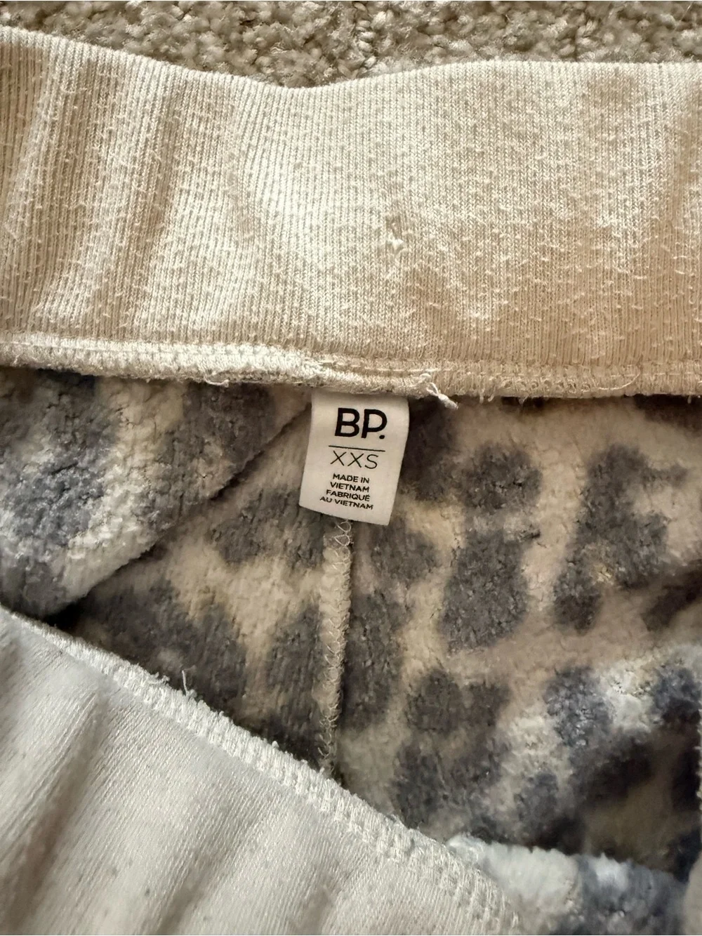 BP Leopard Print Jogger Sweatpants XXS